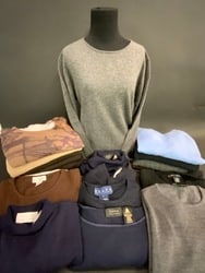 Seventeen (17) Estate Mostly Cashmere Designer Sweaters Lot (1 of 7)