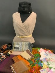 Designer Scarves, Belts, Tie, Wrap Skirt, Hankies and Hat (1 of 8)