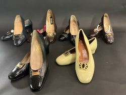 Five (5) Pairs Vintage Designer Pumps (1 of 8)