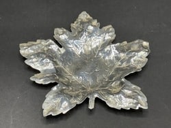 Sterling Silver Maple Leaf Dish (1 of 3)