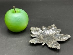 Sterling Silver Maple Leaf Dish - 3