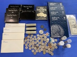 Large Lot of U.S. and World Coins and Currency (1 of 11)
