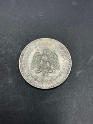 1934 Mexico Un Peso Silver Coin (1 of 3)