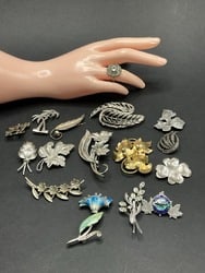Compiled Sterling Silver Ring, Brooches/ Pins (1 of 5)