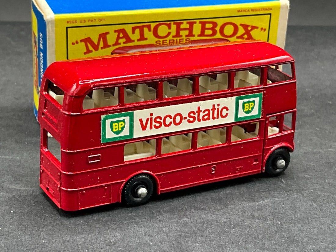 Two (2) #5 Matchbox Visco Static Bus - 2