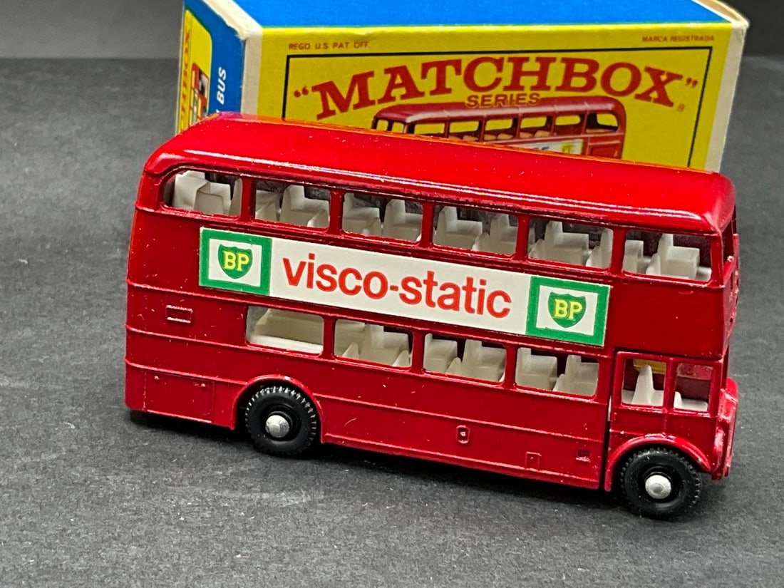 Two (2) #5 Matchbox Visco Static Bus - 3