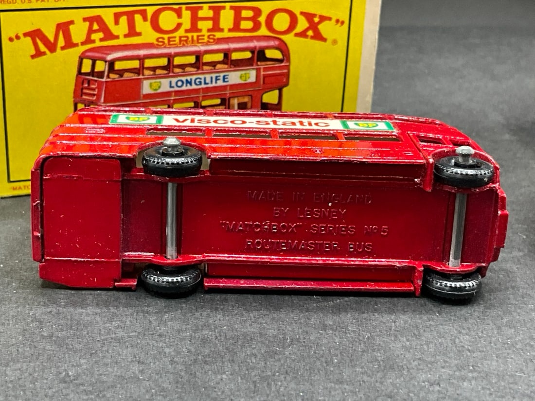 Two (2) #5 Matchbox Visco Static Bus - 7