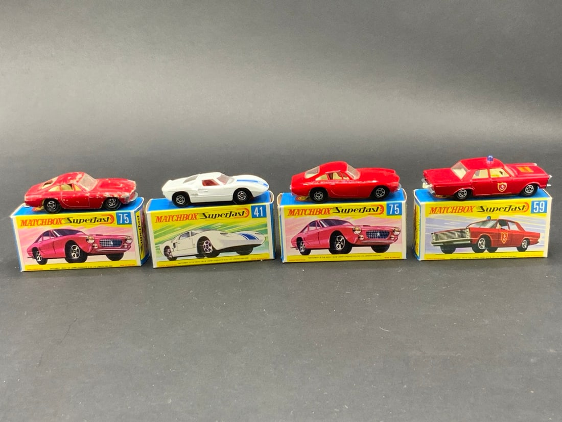 Four (4) Matchbox Superfast Cars (1 of 5)