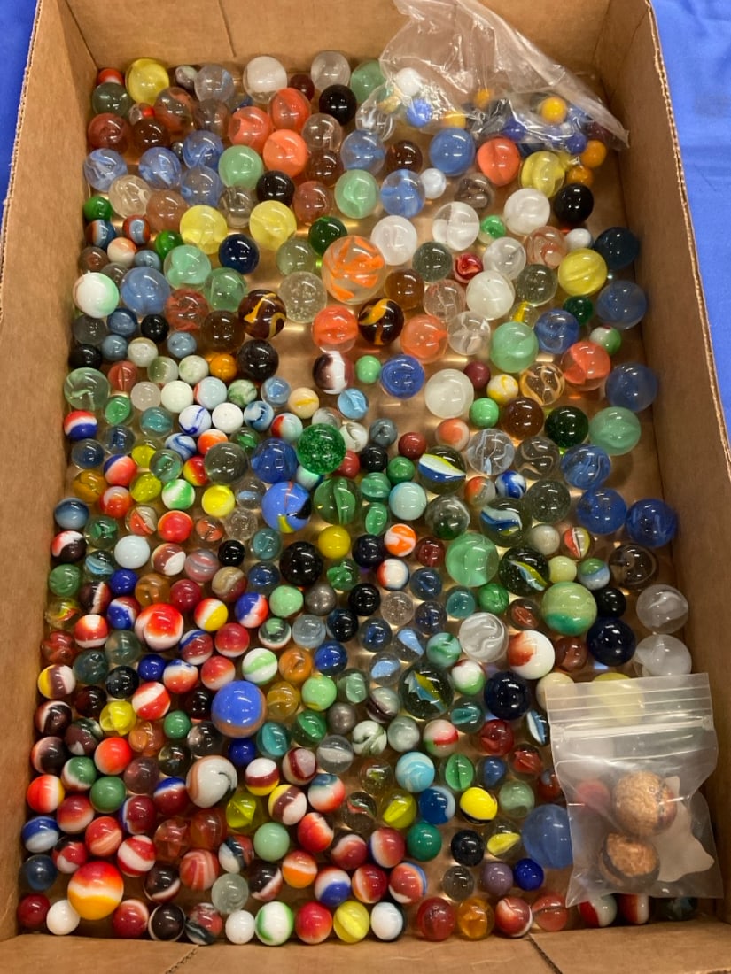 Collection of Estate Found Marbles (1 of 8)