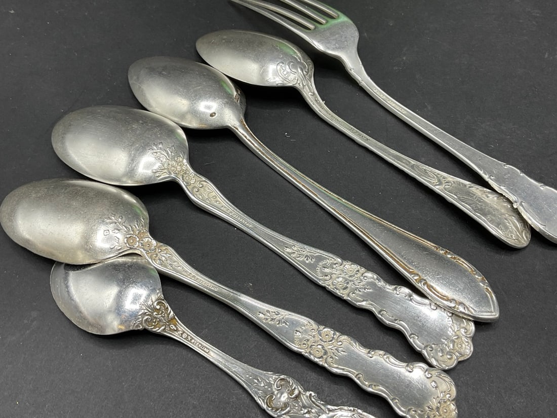 Six (6) Piece Sterling Silver Assorted Flatware - 3