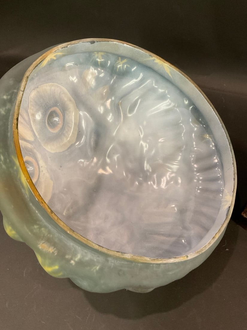 Pairpoint Style Puffy Owl Table Lamp - 7