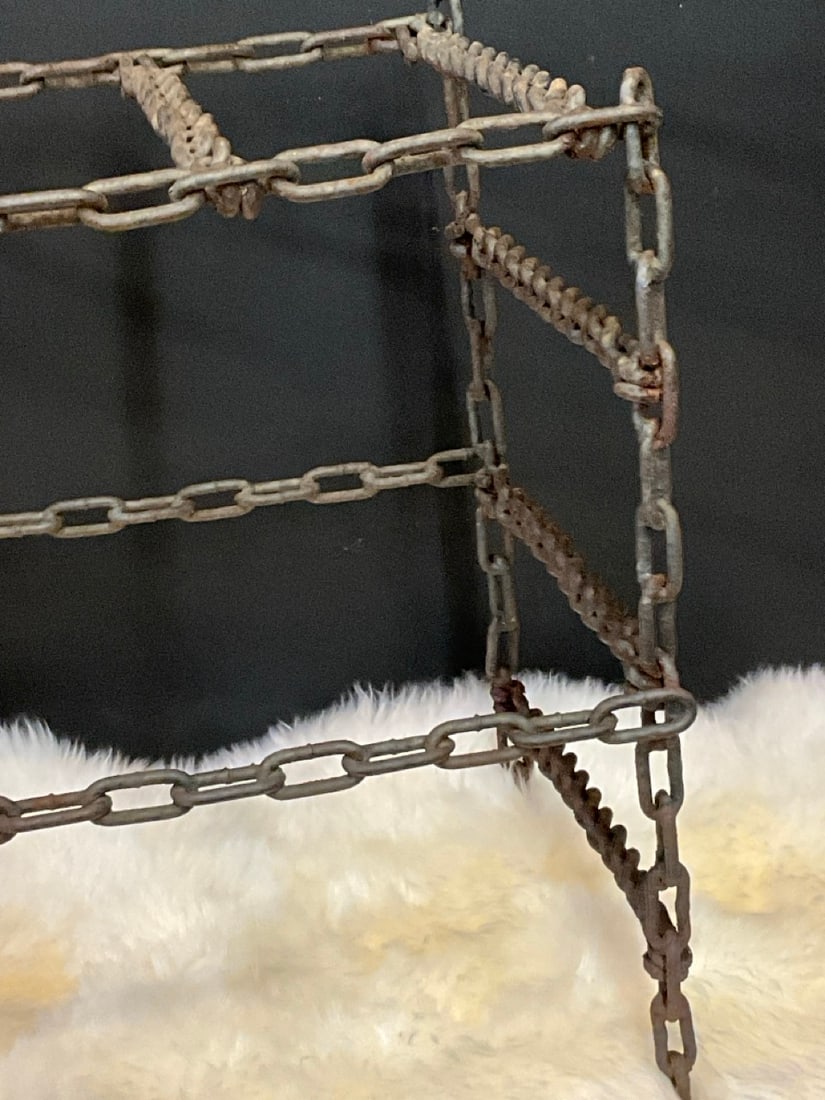 Vintage Nautical Chain Link Table - 3