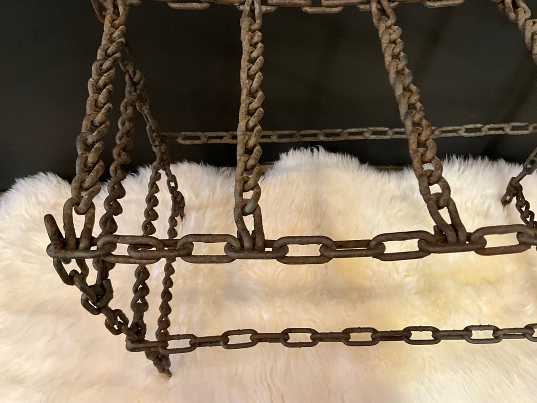 Vintage Nautical Chain Link Table - 4