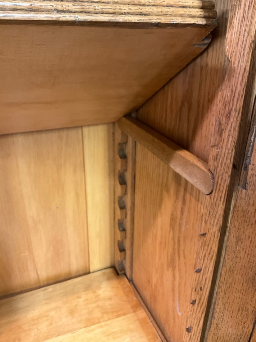 19th Century Two (2) Door Oak Bookcase - 5
