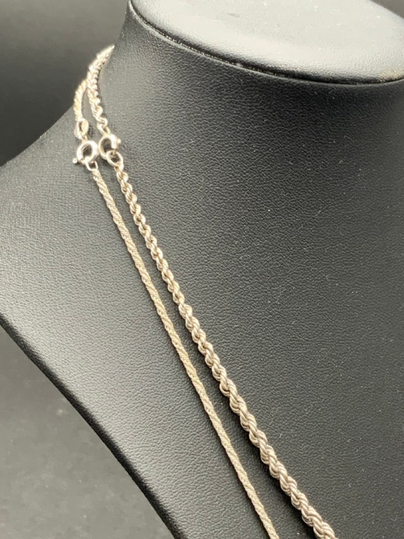 Five (5) Sterling Silver Necklaces - 3