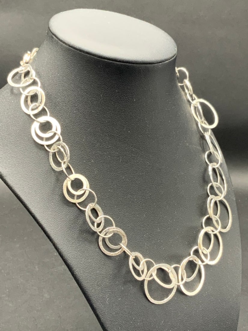 Five (5) Sterling Silver Necklaces - 4