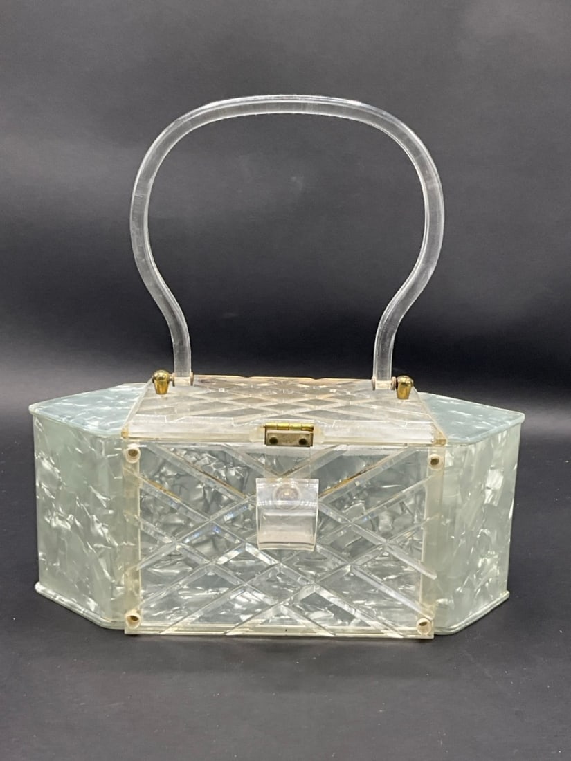 Vintage Lucite Box Purse Designed By Jerri (1 of 5)