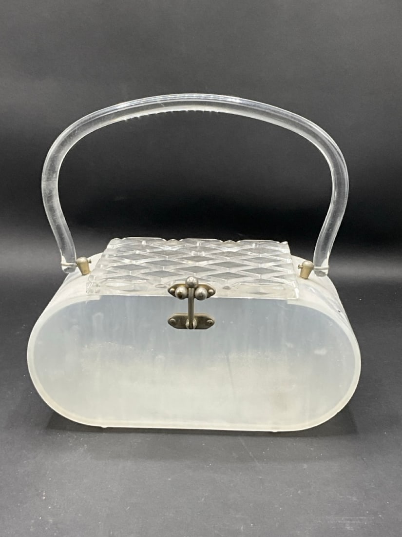 Vintage Lucite Box Purse (1 of 5)