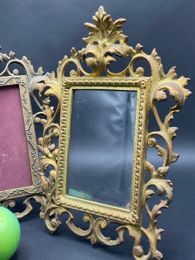 Two (2) Victorian Easel Back Picture Frames - 2