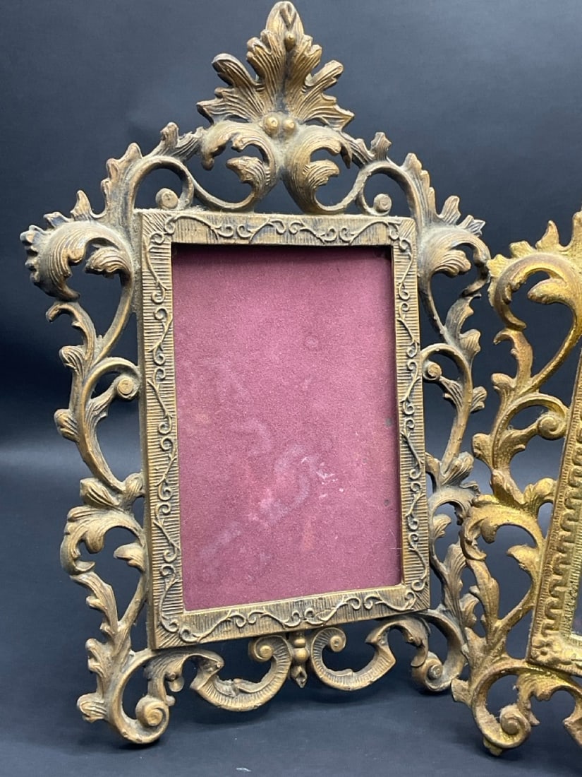 Two (2) Victorian Easel Back Picture Frames - 3