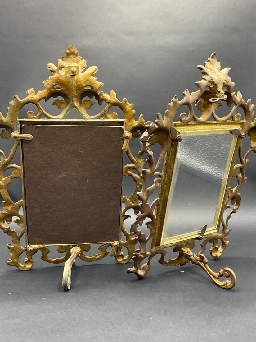 Two (2) Victorian Easel Back Picture Frames - 4