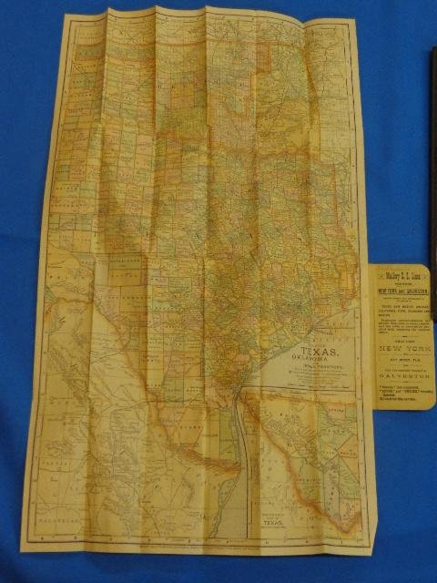 Matthew-Northrup Co. Annotated vest pocket map of Texas: Matthew-Northrup Co. Annotated vest pocket map of Texas. Buffalo, NY: S.H. Mallory co.,1892. Dimensions: 50.7cm x 29.9cm. Inv.97