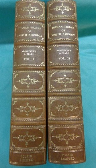 History of the Indian Tribes of No. America... by: History of the Indian Tribes of North America, with biographical sketches and anecdotes of the principal chiefs... by Thomas L. McKenney and James Hall, 2 Vols. 1978 Kent, OH: Volair Ltd, Modern limit