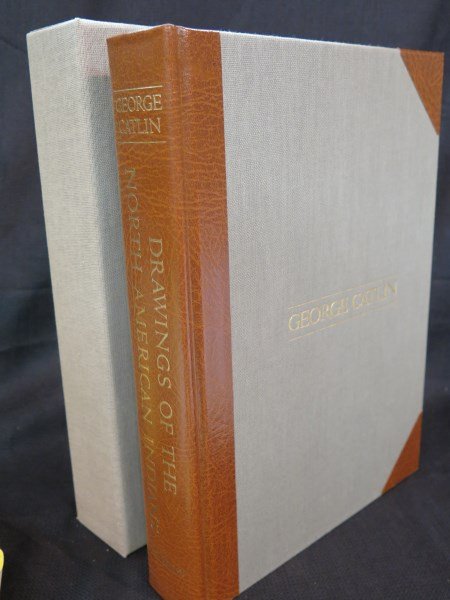 Drawings of North American Indians. Catlin, George 1984: Catlin, George. Drawings of North American Indians. Garden City, NY: Doubleday, 1984. Fine leather & canvas binding with sleeve. Inv.558