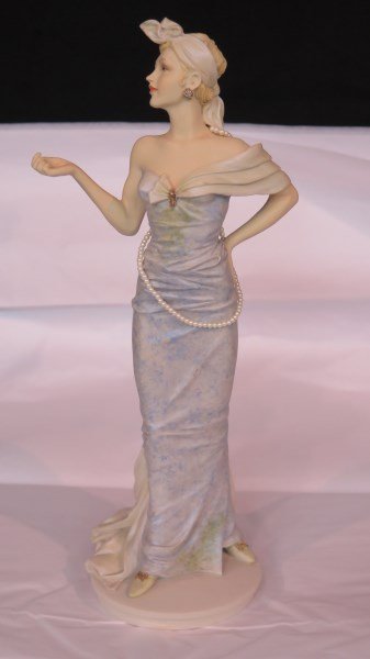 Royal Doulton "Helena" Figurine: Royal Doulton "Helena" Figurine - Modeled by Timothy Potts, Made in England. Resin Carved Material, Measures 11" H.