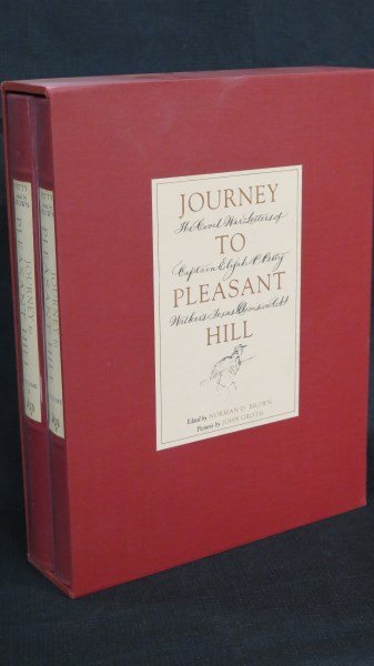 The Civil War Letters of Walker's Texas Division, C.S.A: Petty [Captain] Elijah Parsons. Journey to Pleasant Hill: The Civil War letters of Walker's Texas Division, CSA. 2 Vols. San Antonio: University of Texas Institution of Texan Culture, 1982. Limited Ed