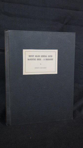 Brevet Major General David McMurtrie Gregg Lehigh 1950: Gable, Kenneth Jack. Brevet Major General David McMurtrie Gregg A Biography. A Thesis presented to the Graduate faculty of Lehigh University in Candidacy for the Degree of Master of Arts. Lehigh Unive