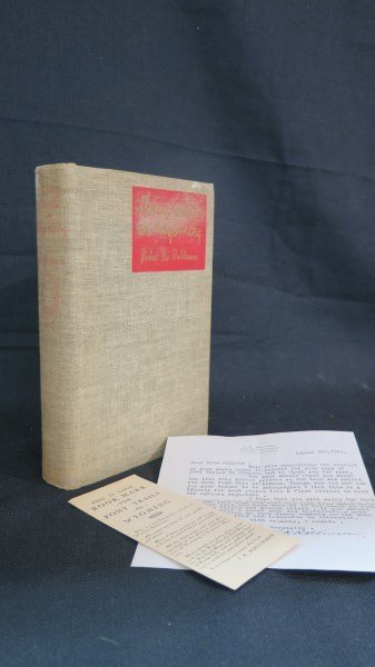 Rollinson John K. Pony Trails in Wyoming... 1st Edition: Rollinson, John K. Pony Trails in Wyoming Hoofprints of a Cowboy and U.S. Ranger. Caldwell, ID: Caxton, 1941 1st Edition. Original covers. Signed letter from the author and bookmark to go with this ed