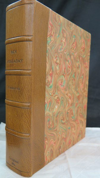 Ben Holladay: The Stagecoach King Original Manuscript: Frederick, J.V. Ben Holladay The Stagecoach King. Arthur H. Clark Co. 1940. Comprises: Preliminary pages, contents and preface, both the original and revised versions, editorial corrections, appendice