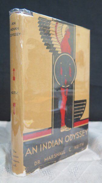 Indian Odyssey, Story of Chief Washakie Inscribed 1st: Keith, Dr. Marshall. C. Indian Odyssey, Story of Chief Washakie, The Upright Aborigine.... Caldwell, ID: Caxton Printers, 1935 1st Edition with Rare Dust Jacket. Inscribed by the Author. Inv. A345