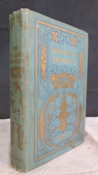 Twice Outlawed, A Personal History of Williams Brothers: Percy, Adrian. Twice Outlawed, A Personal History of Ed And Lon Maxwell Alias The Williams Brothers. Chicago: W.B. Conkey Company, [1890]. 194pp. Original cloth. Howes P225: "These outlaws operated in