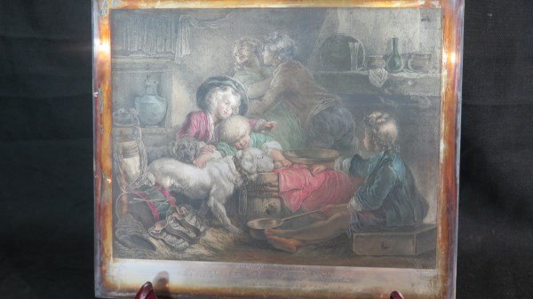 Jean Honore Fragonard (1732-1806) Metal Plate Engraving (1 of 5)