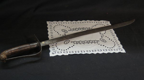 C.S.A. Civil War Sword Hand Forged Wood Carved Handle (1 of 7)