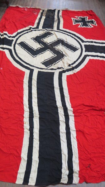 Large WW2 German Nazi Flag: A WW2 German Nazi Flag. Large Size Dimensions: 6' X 10'