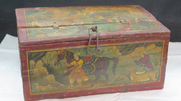 19th Century Antique Persian Handpainted Box (1 of 10)