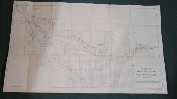 Map of Gila River Indian Reservations and CASA Grande (1 of 2)