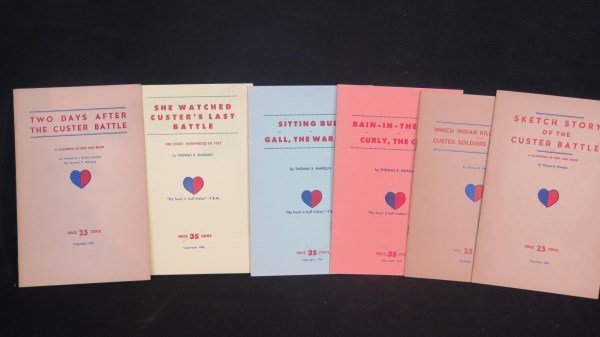6 American Indian Related Booklets by Thomas B. Marquis (1 of 3)