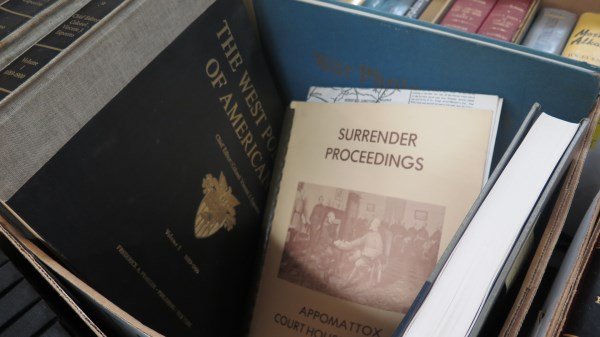 Box Lot of Books - West Point Atlas, Civil War Maps (1 of 3)