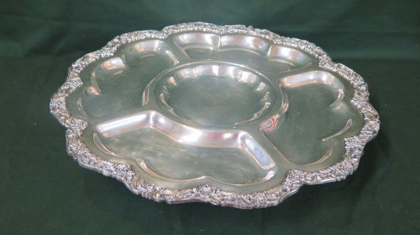Wallace Silver Plated Lazy Susan Tray (1 of 3)