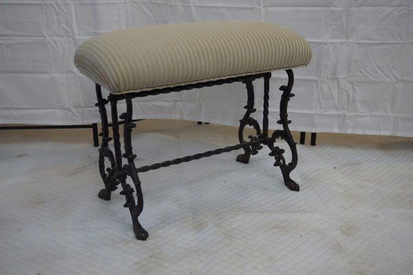 Cast Iron Victorian Piano Bench (1 of 2)