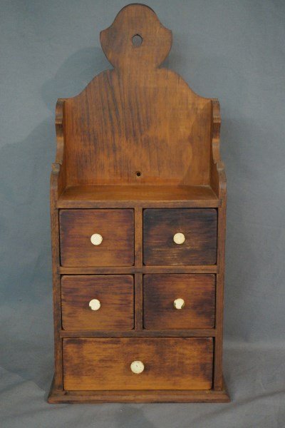 American Pine 5 Drawer Spice Box (1 of 3)