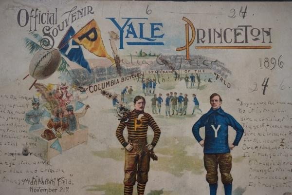 Yale VS Princeton 1896 Football Program (1 of 9)