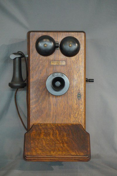 Western Electric Oak Case Wall Phone (1 of 6)