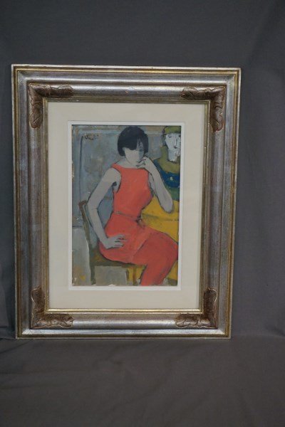 Bruno Paoli 1915-2005 Oil/Board Female (1 of 6)