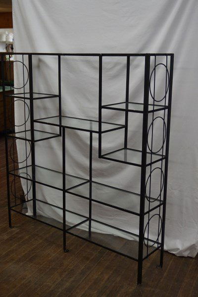 Frederick Weinberg  Iron & Glass Shelf Unit (1 of 5)
