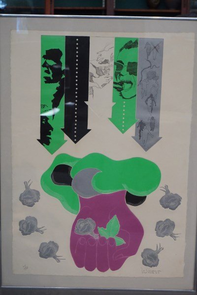 1967 Signed Graphic Art Silkscreen (1 of 6)